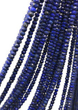 Lapis Lazuli Gemstone Beads, Natural Gemstone Beads, Beading Supplies for Jewelry Making, Wholesale Bulk Beads, 4.5mm - 5mm, 13" Strand