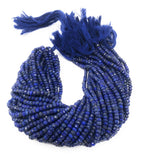 Lapis Lazuli Gemstone Beads, Natural Gemstone Beads, Beading Supplies for Jewelry Making, Wholesale Bulk Beads, 4.5mm - 5mm, 13" Strand