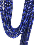 Lapis Lazuli Gemstone Beads, Natural Gemstone Beads, Beading Supplies for Jewelry Making, Wholesale Bulk Beads, 4.5mm - 5mm, 13" Strand