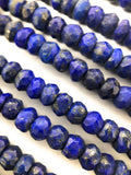 Lapis Lazuli Gemstone Beads, Natural Gemstone Beads, Beading Supplies for Jewelry Making, Wholesale Bulk Beads, 4.5mm - 5mm, 13" Strand