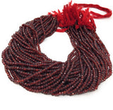 Garnet Gemstone Beads, Mozambique Garnet Beads, Jewelry Supplies for Jewelry Making, Wholesale Beads, Bulk Beads, 3.5-4mm , 12.5" Strand