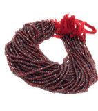 Garnet Gemstone Beads, Mozambique Garnet Beads, Jewelry Supplies for Jewelry Making, Wholesale Beads, Bulk Beads, 3.5-4mm , 12.5" Strand