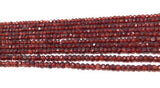 Garnet Gemstone Beads, Mozambique Garnet Beads, Jewelry Supplies for Jewelry Making, Wholesale Beads, Bulk Beads, 3.5-4mm , 12.5" Strand
