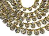 Mohave Opal Copper Turquoise Gemstone Beads, Mohave Turquoise Beads, Jewelry Supplies, Bulk Wholesale Beads, 8" Strand