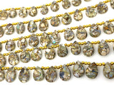 Mohave Opal Copper Turquoise Gemstone Beads, Mohave Turquoise Beads, Jewelry Supplies, Bulk Wholesale Beads, 8" Strand
