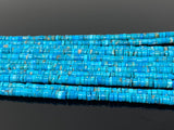 Arizona Turquoise Gemstone Beads, Turquoise Heishi Beads, Jewelry Supplies for Jewelry Making, Wholesale Beads, Bulk Beads, 13” Strand