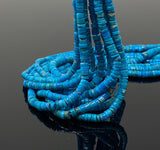 Arizona Turquoise Gemstone Beads, Turquoise Heishi Beads, Jewelry Supplies for Jewelry Making, Wholesale Beads, Bulk Beads, 13” Strand