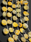 Natural Bumble Bee Jasper Beads, Jasper Gemstone Beads, Bulk Wholesale Beads, Jewelry Supplies, 7.5” Strand