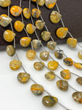 Natural Bumble Bee Jasper Beads, Jasper Gemstone Beads, Bulk Wholesale Beads, Jewelry Supplies, 7.5” Strand