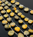 Natural Bumble Bee Jasper Beads, Jasper Gemstone Beads, Bulk Wholesale Beads, Jewelry Supplies, 7.5” Strand