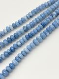 Blue Opal Beads, Gemstone Beads, Peruvian Opal Beads, 7.5mm- 8.5mm, 14” Strand