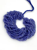 10" Tanzanite Beads, Gemstone Beads, Jewelry Supplies for Jewelry Making, Bulk Beads, AAA Grade