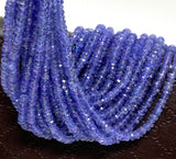 10" Tanzanite Beads, Gemstone Beads, Jewelry Supplies for Jewelry Making, Bulk Beads, AAA Grade