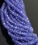 10" Tanzanite Beads, Gemstone Beads, Jewelry Supplies for Jewelry Making, Bulk Beads, AAA Grade