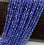 10" Tanzanite Beads, Gemstone Beads, Jewelry Supplies for Jewelry Making, Bulk Beads, AAA Grade