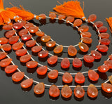 Natural Carnelian Gemstone Beads, Jewelry Supplies, Bulk Wholesale Beads, 14x10mm