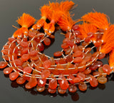 Natural Carnelian Gemstone Beads, Jewelry Supplies, Bulk Wholesale Beads, 14x10mm