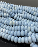 Blue Opal Beads, Gemstone Beads, Peruvian Opal Beads, 8mm - 11mm, 16” Strand