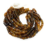 Natural Petro Tourmaline Gemstone Beads, Tourmaline Heishi Beads, Wholesale Bulk Beads, AAA Quality, 5mm - 5.5mm , 13" Strand