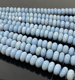 Blue Opal Beads, Gemstone Beads, Peruvian Opal Beads, 8mm - 11mm, 16” Strand