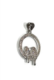 Micro pave Birds Charm Pendant, Cubic Zirconia Pendant, DIY Jewelry, Beads and Charms, Romantic Charm , Love Birds Pendant