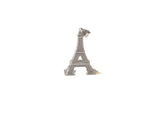 CZ Micro Pave Eiffel Tower Pendant, Jewelry Findings, Jewelry Supplies for DIY Jewelry Making, Wholesale Bulk Pendants