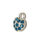 Silver Heart Charms, Heart Charms, Rhinestone Heart Charm, Blue Heart Charm, Pink Heart Charm, Jewelry Findings, DIY Jewelry, Love Charms