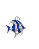 Silver Fish Charms, Fish Charms, Ocean Charms, Beach Charms, Silver Charms, DIY Jewelry, Jewelry Findings, Jewelry Supplies, Animal Charms