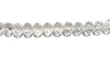 Clear Beads , Glass Beads, Faceted Glass Rondelle Quartz Beads, DIY Jewelry, Jewelry Making Beads, Jewelry Supplies, 8X6mm