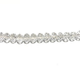 Clear Beads , Glass Beads, Faceted Glass Rondelle Beads, DIY Jewelry, Jewelry Making Beads, Jewelry Supplies, 8X6mm