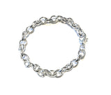 Silver Plated Link Bracelet, DIY Bracelet, Bracelet Findings, Jewelry Findings, Jewelry Supplies, Bracelet Components