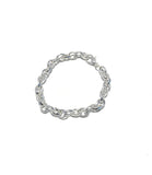 Silver Plated Link Bracelet, DIY Bracelet, Bracelet Findings, Jewelry Findings, Jewelry Supplies, Bracelet Components