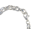 Silver Plated Link Bracelet, DIY Bracelet, Bracelet Findings, Jewelry Findings, Jewelry Supplies, Bracelet Components