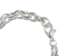 Silver Plated Link Bracelet, DIY Bracelet, Bracelet Findings, Jewelry Findings, Jewelry Supplies, Bracelet Components