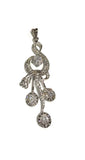 Large Pendants, Silver Pendants, CZ Pendants, Jewelry Making, Jewelry Supplies, Jewelry Findings, DIY Jewelry, Necklace Findings, Rhinestone