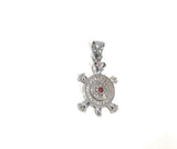Turtle Pendant, Tortoise Pendant, Pave Pendant, Good Luck Pendant, Animal Charm, Pave Findings, Sea Turtle Pendant, Jewelry Findings, Turtle