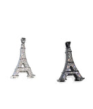 CZ Micro Pave Eiffel Tower Pendant, Jewelry Findings, Jewelry Supplies for DIY Jewelry Making, Wholesale Bulk Pendants