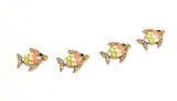 Fish Charms, Beach Charms, Ocean Charms, Bulk Charms, Wholesale Charms, Bracelet Charm, Animal Charm, Jewelry Supplies, Earring Charms, 1 Pc