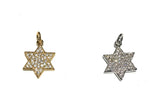 Pave Star Charm, Gold Star Charm, Silver Star Charm, Star Charms, Pave Charms, Jewelry Findings, Jewelry Supplies , Diy Jewelry, Bulk Charms