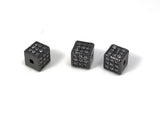 CZ Micro Pave Beads, Pave Beads, Spacer Beads, Jewelry Findings, Bulk Beads, CZ Beads, Pave Spacer Beads, Jewelry Supplies, 6x6x6mm
