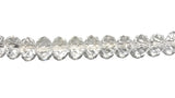 Clear Beads , Glass Beads, Faceted Glass Rondelle Beads, DIY Jewelry, Jewelry Making Beads, Jewelry Supplies, 8X6mm