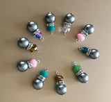 10 Pcs Mix Bead Charms, Bulk Crystal Charms, Cultured Pearl Charms, Jewelry Making, Bracelet Charms, Necklace Charms