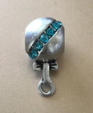 European Bails, Antique Silver Bails, Silver Bails, Charm Holder, Pendant Bail, European Bead, Jewelry Bails, Jewelry Making, Diy Jewelry
