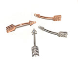 Arrow Connector, Pave Connector, Jewelry Connector, CZ Micro Pave Connector, Jewelry Findings, Jewelry Supplies, Jewelry Making, DIY Jewelry