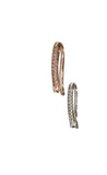 Wholesale Rose Gold Ear Wires, Silver Plated CZ Ear Wires, CZ Micro Pave Ear Wires, Jewelry Findings for Diy Jewelry Making, 1 Pair