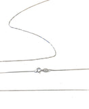 18" Silver Chain, Sterling Silver Chain, Necklace Chain, Silver Box Chain, Silver Chain Bulk Jewelry Findings Jewelry Making, 1.2mm