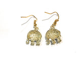 Elephant Jewelry, Animal Earrings, Elephant Earrings Animal Jewelry, Good Luck Gifts, Enamel Jewelry, Drop Earrings, Dangle Earrings