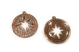 Star Charms, Pave Star Charm, Pave Charm, Star pendant, Pave Pendant, Jewelry Supplies, Jewelry Making, DIY jewelry, Micro Pave Charms, 1Pc