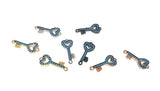 Turquoise Key Connector, CZ Micro Pave Connector, Jewelry Connector, Bracelet Links, Jewelry Findings, Jewelry Supplies, Jewelry Making