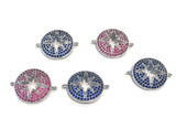 Star Connector, North Star Connector, CZ Connector, Pave Connector, Jewelry Findings, Jewelry Supplies, Bracelet Connector, DIY Jewelry